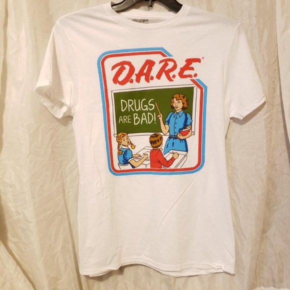 DARE Other - D.A.R.E white t-shirt Size medium